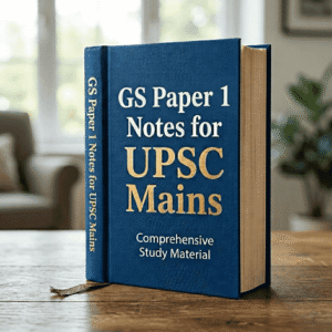 UPSC Mains General Studies Paper-I Notes