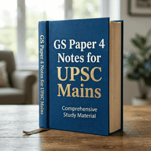 UPSC Mains General Studies Paper - IV Notes
