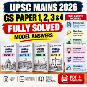UPSC Mains 2026 GS Papers Answers with Diagrams